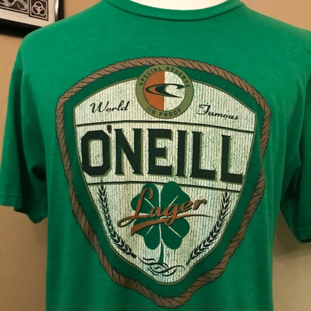 O'Neill Lager Beer Mens Size Large World Famous